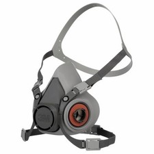  3M 6200 Half Face Mask Reusable Respirator Medium, EN safety certified 