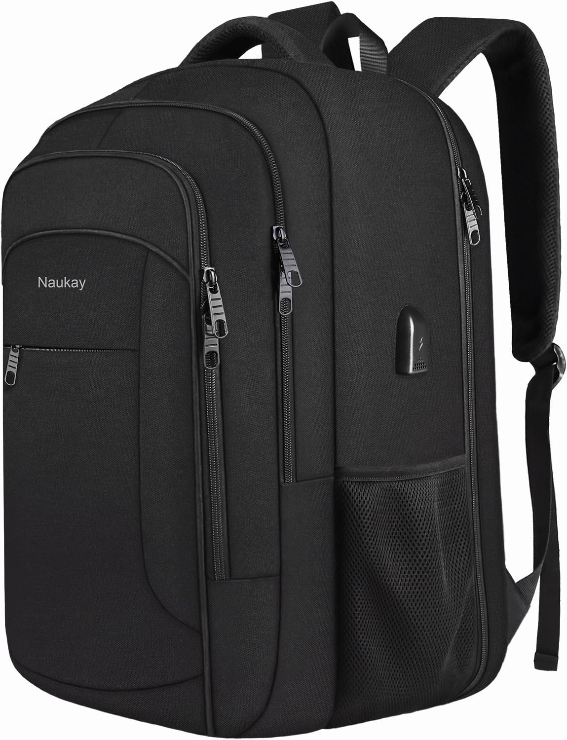50L Anti-Theft Travel Backpack with Laptop Compartment Fits 17.3 Inch Water-Resistant Large Carry-On