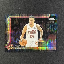 2025-26 Topps Chrome Jaylon Tyson Black Pulsar /10 #50