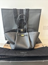 DeMellier New York Large Black Leather Bag Gold Hardware Nearly New RRP £550