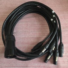 SOCAPEX SOCO 19 PIN to 6ft 6 Channel PowerCon True1 Female Breakout .