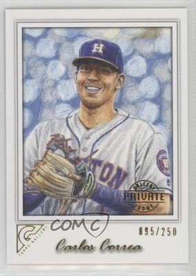 2017 Topps Gallery Private Issue 95/250 Carlos Correa #13 0x1