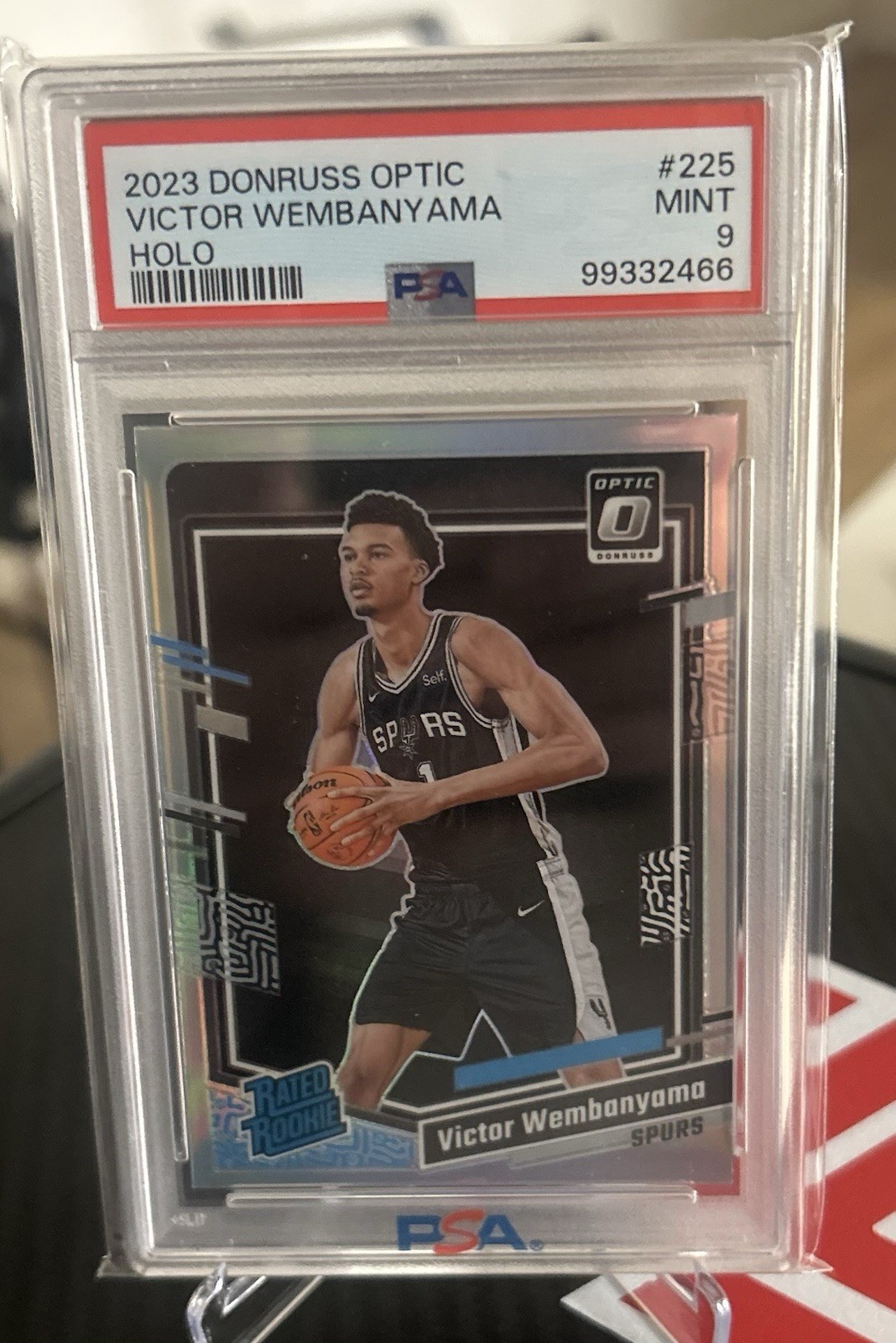 2023-24 Panini Donruss Optic - Rated Rookie Victor Wembanyama #225 Holo Prizm RC