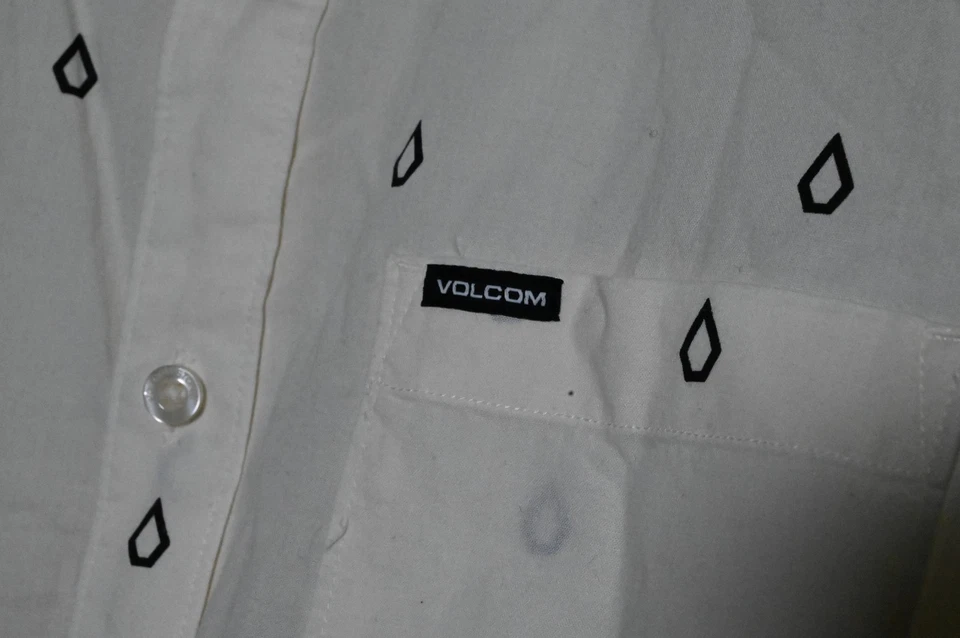 Camisa de manga corta con botones Volcom Patterson talla grande nueva con etiquetas Foto 3 de 4