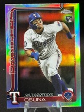 2025 Topps Chrome Update Alejandro Osuna Refractor RC #USC174 Rangers 