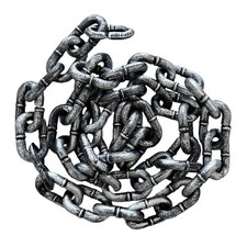 6FT Halloween Plastic Chain,Fake Link Chain Props for Party Decorations,Cospl...