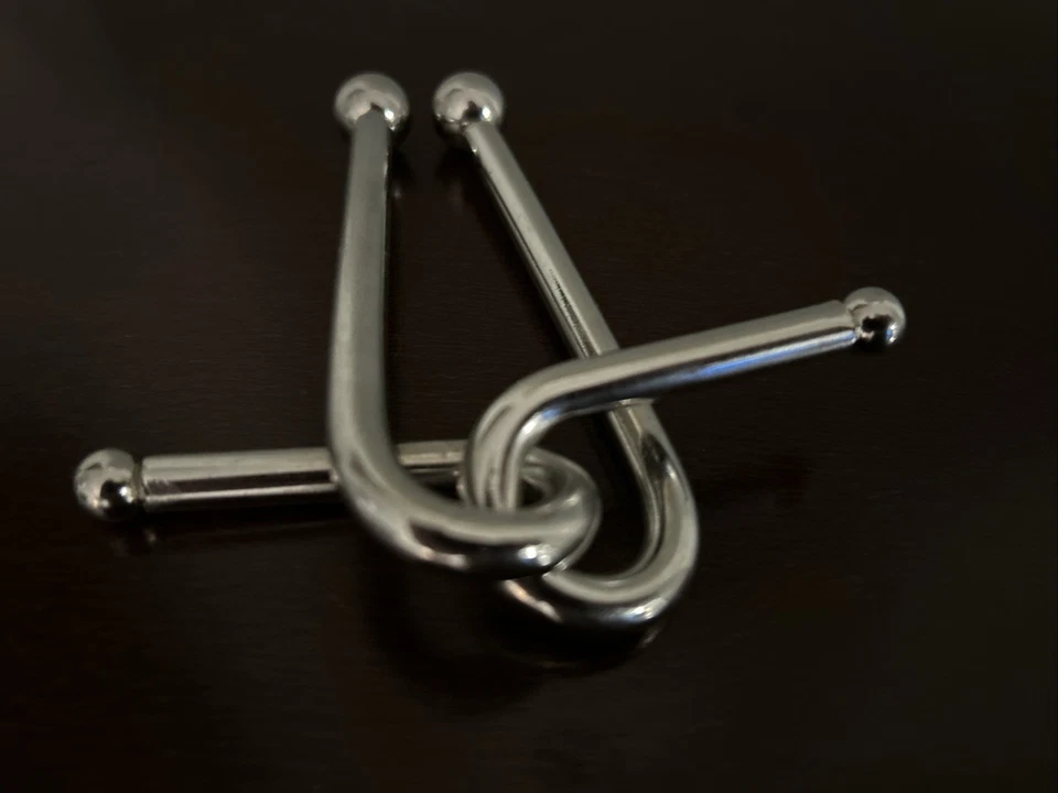 Головоломка Brain Teaser Twisted Nail Puzzle Yin and Yang - Изображение 2 из 3