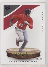 2020 Panini Chronicles Magnitude Purple 4/25 Juan Soto #6 0a6