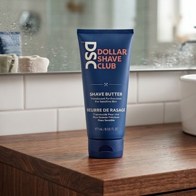 (Pack of 2) Dollar Shave Club Shave Butter 6 FL OZ Translucent Formula