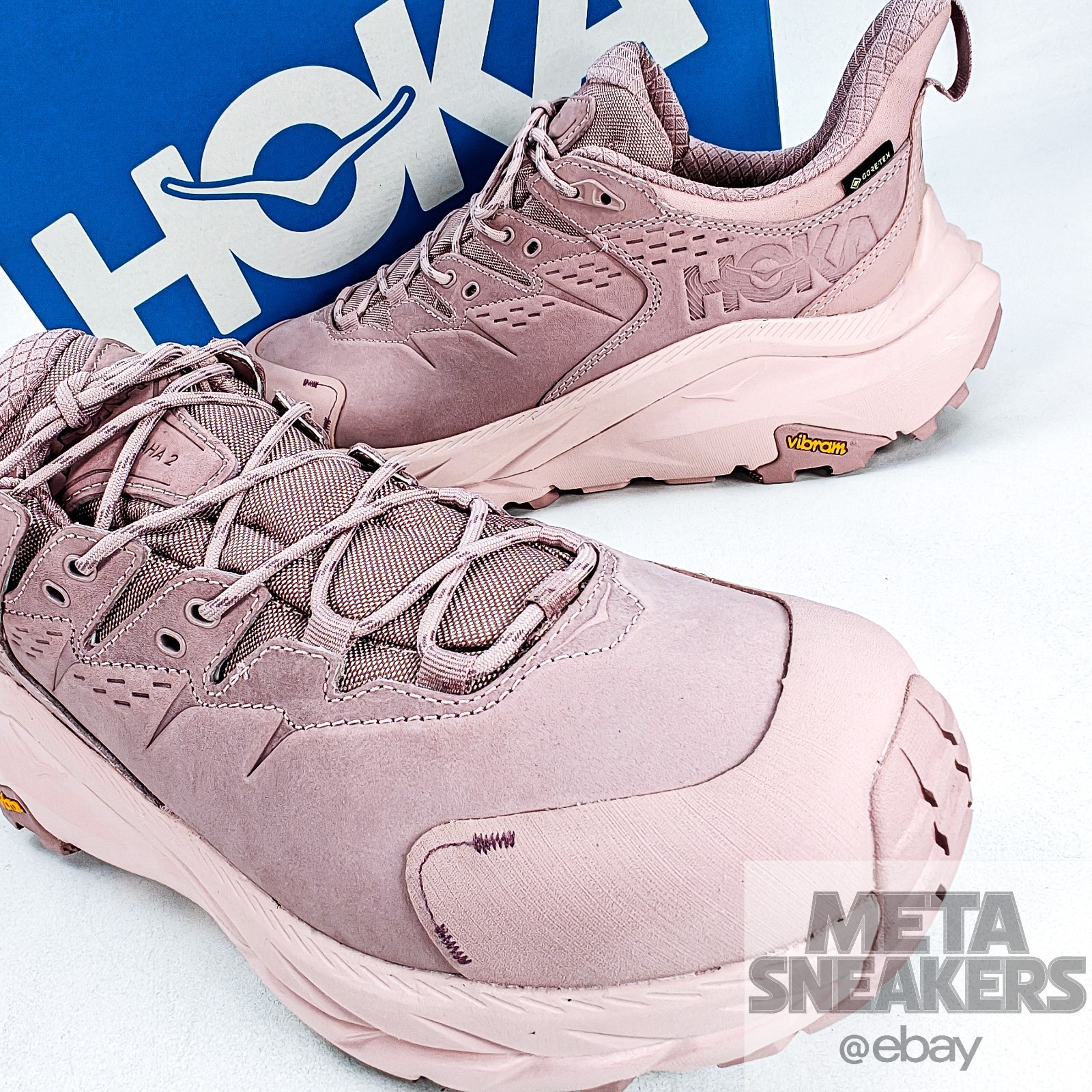 Hoka One One GTX US 12 Men's Pale Peach Outdoors Vibram Kaha 2 Low Gore Tex New thumbnail 17