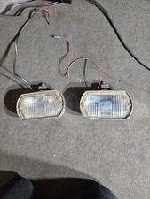 Lucas Square 8 Chrome Fog & Spot Lamps.  Pair