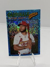 2026 Topps Heritage - Victor Scott II #318 Chrome Light Blue Sparkle Refractor