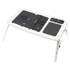 Multi-function Laptop Stand Folding Computer Desk USB Cooling Laptop Desk