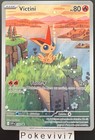 Carte Pokemon VICTINI 208 PROMO HOLO AR EV10.5 Ecarlate et Violet SVP FR NEUF
