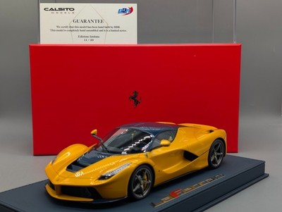 Modellautos 1:18 BBR CALSITO Ferrari LaFerrari Giallo Limited 11/20 Stck mit OVP
