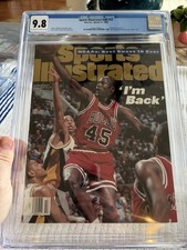 Michael Jordan Newsstand Sports Illustrated March 27 1995 CGC 9.8