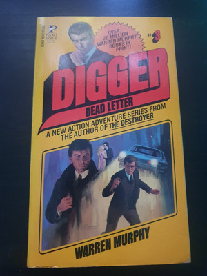 DIGGER Dead Letter Warren Murphy Thriller 1982 Action Paperback