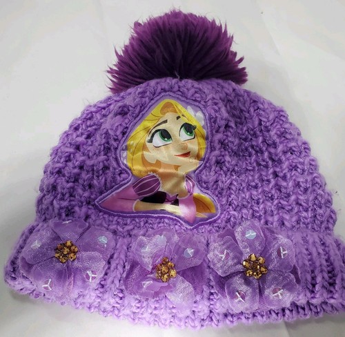 Cappello Disney Store Principessa Raperonzolo Viola PomPom Bennie Skullcap Adulto Taglia Unica - Foto 17 di 22