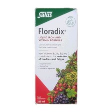Floradix Contains Gluten Liquid Iron and Vitamin Formula 250ml EXP 2027