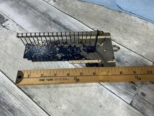 VTG Swank Cuff link Company Tie Rack Metal 1930’s 18 Swivel Hooks Wall Mounted