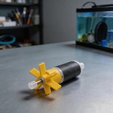 Impeller Replacement Stainless Steel Shaft Yellow Fish Tank For Water Pump
