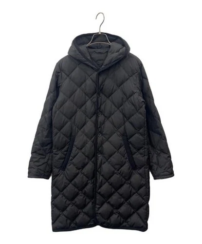 TAION                    TAION Quilted Down Coat black video thumbnail
