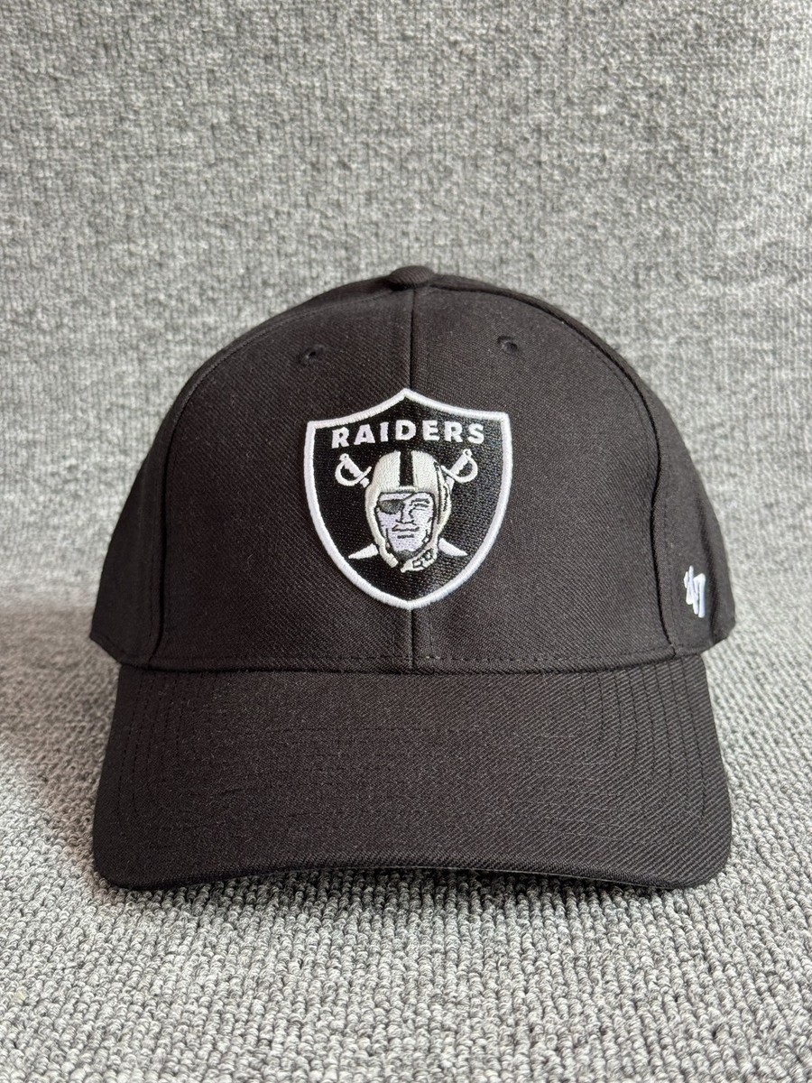 47 Brand Las Vegas Raiders Baseball Cap Strapback Black One Size NFL