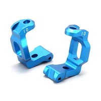 Yokomo Aluminum Front Steering Hub Carrier (caster 10/blue) - Drb-413a1 Yokomo Aluminum Front Steering Hub Carrier (caster 10/blue) - Drb-413a1