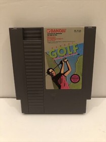 BANDAI GOLF Challenge Pebble Beach Ninetendo NES With Dust Sleeve Authentic
