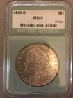 Spectacular Uncirculated 1899-O Morgan Silver Dollar Coin