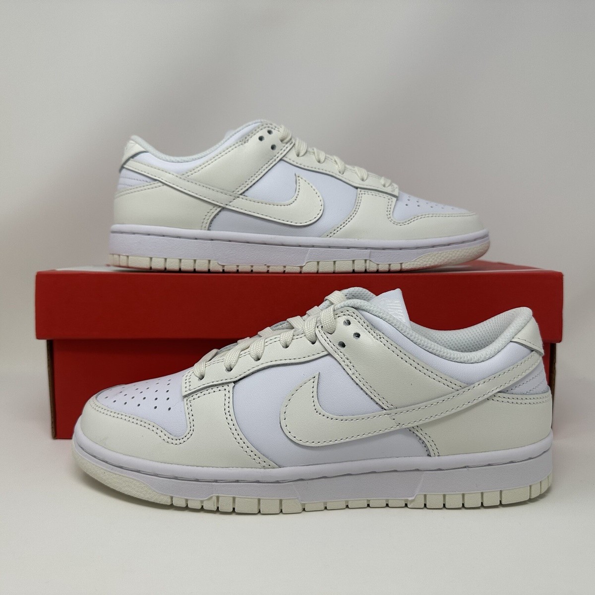 Nike W Dunk Low White Sail 2022 Coconut Milk Women's Size 9.5 Mens