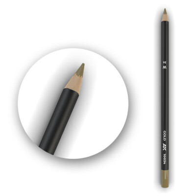 Aquarell Pencil Bleistift Gold (Box 5 Pcs) Ak10034 Ak Interactive