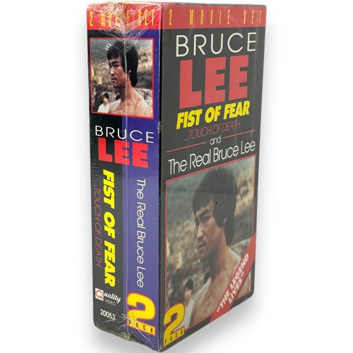 Bruce Lee 2 Movie Set Fist Of Fear Touch Of Death & The Real Bruce Lee VHS - Picture 2 of 6