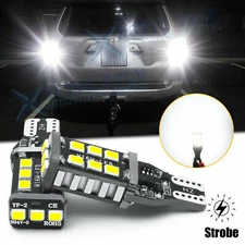 921 912 LED Strobe Flash Backup Reverse Light Bulbs For Toyota 4Runner 2001-2020