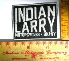 Indian Larry patch vintage motorcycle collect...
