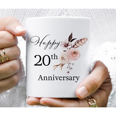 Happy 20th Anniversary Gift for Her 20 Year Wedding Women Wife