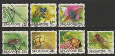 Singapore 1985 Insects later Printings Used Lot