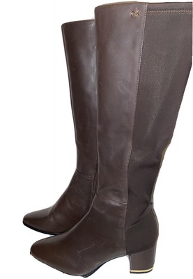 calvin klein freeda leather boots