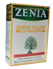 Zenia Organic Henna Hair Color Lemon Yellow 100g