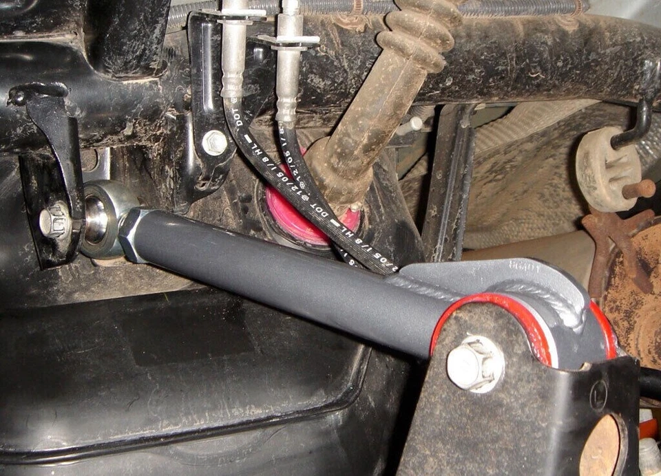 Brazo de control trasero superior e inferior y barra de oruga 1996-2002 4 corredores para kit de elevación de 2-4" Foto 2 de 2