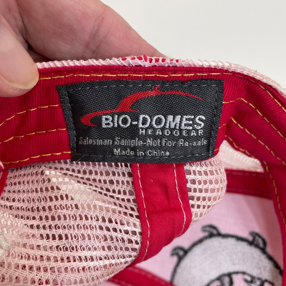 Bio-Domes Rare Betty Boop Pink Embroidered Salesman Sample  display picture 2