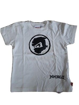 T-Shirt Jungenshirt Gr. 110 Weiß Neu Lego Wear Ninjago