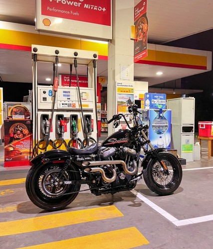 Exhaust Custom Fit Harley Davidson Sportster Iron 1200 883 48 1990-2022 - Picture 2 of 5