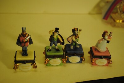 Lot of Seven Nutcracker Trinket Boxes Clara, Drosselmyer, Nutcracker Prince, Mou