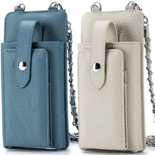Women Leather Cell Phone Purse Wallet Case Shoulder Handbag Cross Body Pouch Bag