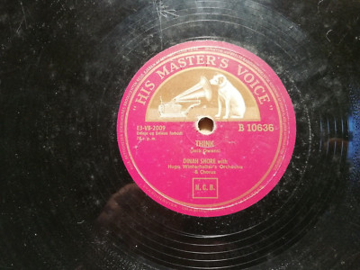 DINAH SHORE - CHANGING PARTNERS / THINK - 78er 10'' - DK (2)