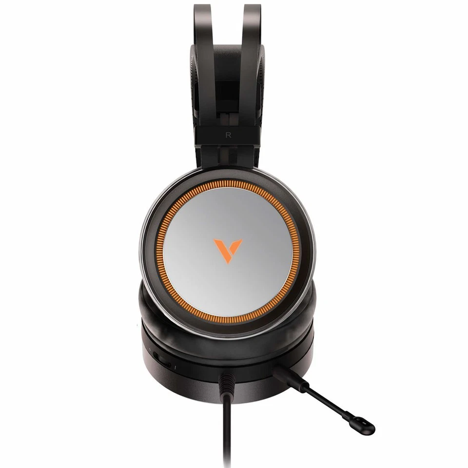 Rapoo VPRO VH530 3.5mm Virtual 7.1 Surround Sound RGB Gaming Headset black - Immagine 2 di 4