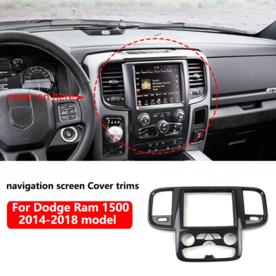Central control navigation screen Cover trims for Dodge RAM 1500 2500  2014-2018