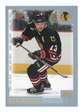 Alexei Zhamnov 50 2000-01 Topps Chicago Blackhawks Card