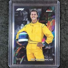 2024 Topps Finest Formula 1 MICHAEL SCHUMACHER Common Black 14/25 #73